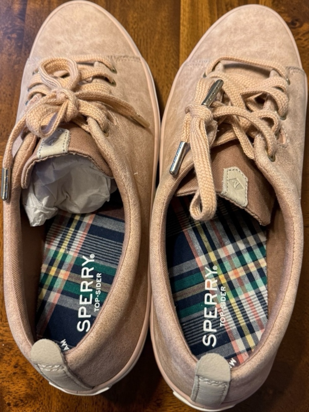 Sperry Top Sider Sailor Mystic Sneakers Womens 8.5 Rose Dust Casual Lace Up NEW - Picture 3 of 6